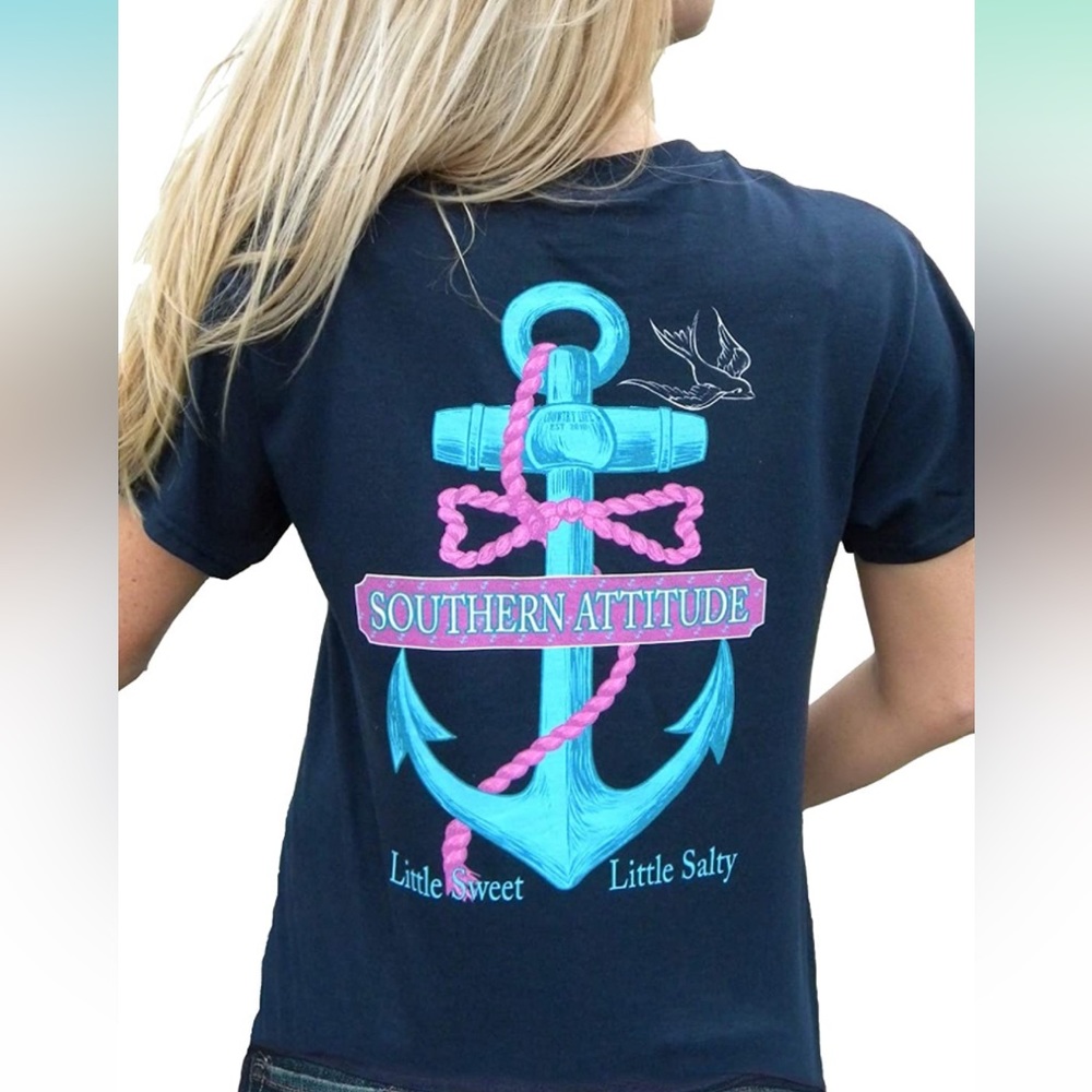 Southern Attitude Anchor T-shirt